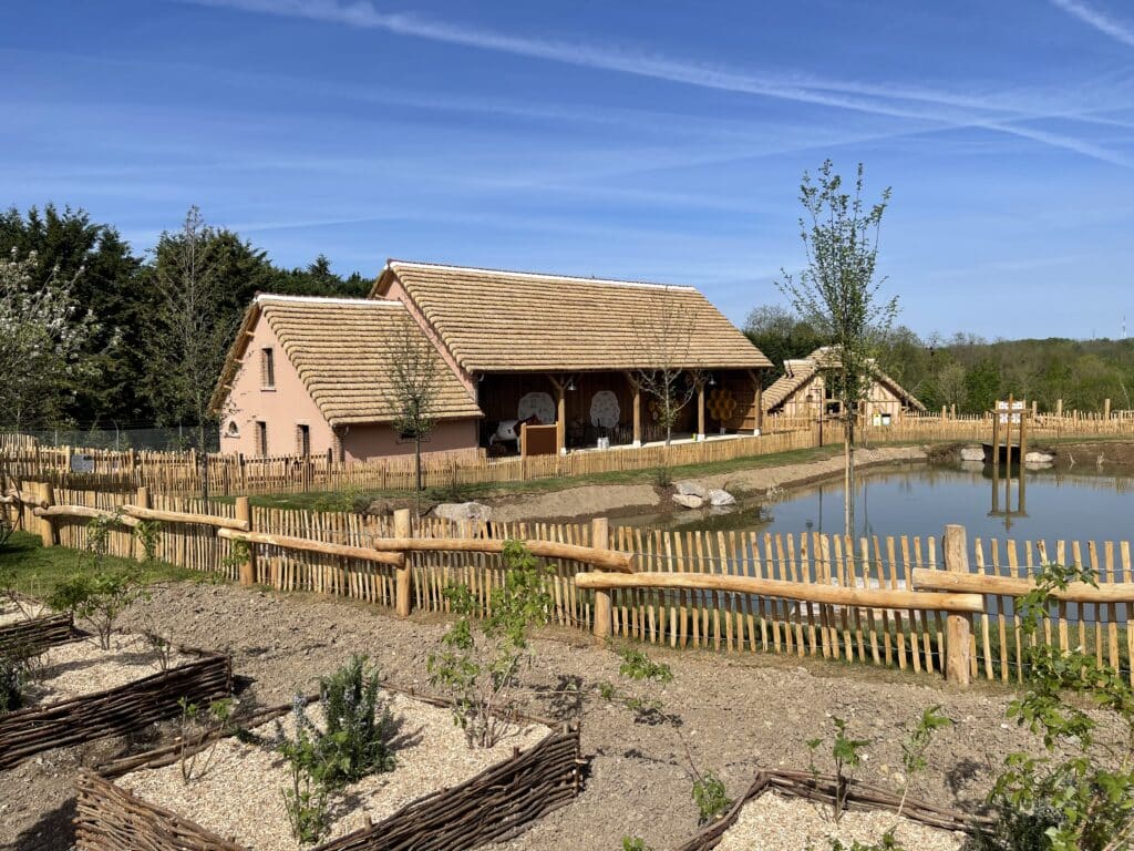 ekolinea-vue-ensemble-zoo-beauval-couverture-roseau-toits